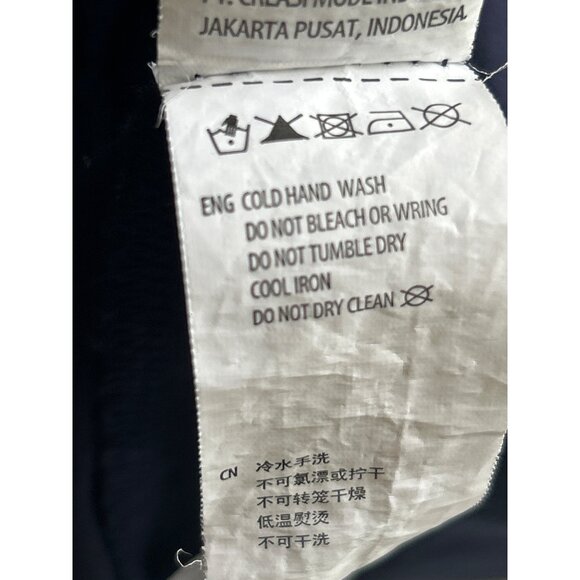 Cotton On Navy Sleeveless Lace Overlay Shift Mini Dress Womens Size L - Picture 6 of 11